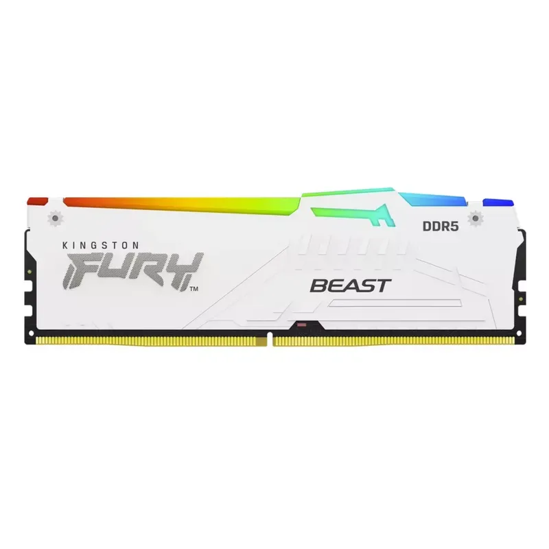 64Gb Ddr5 6000Mhz Cl30 2X32Gb Desktop - Kingston FURY White RGB 32GB (2x16GB)